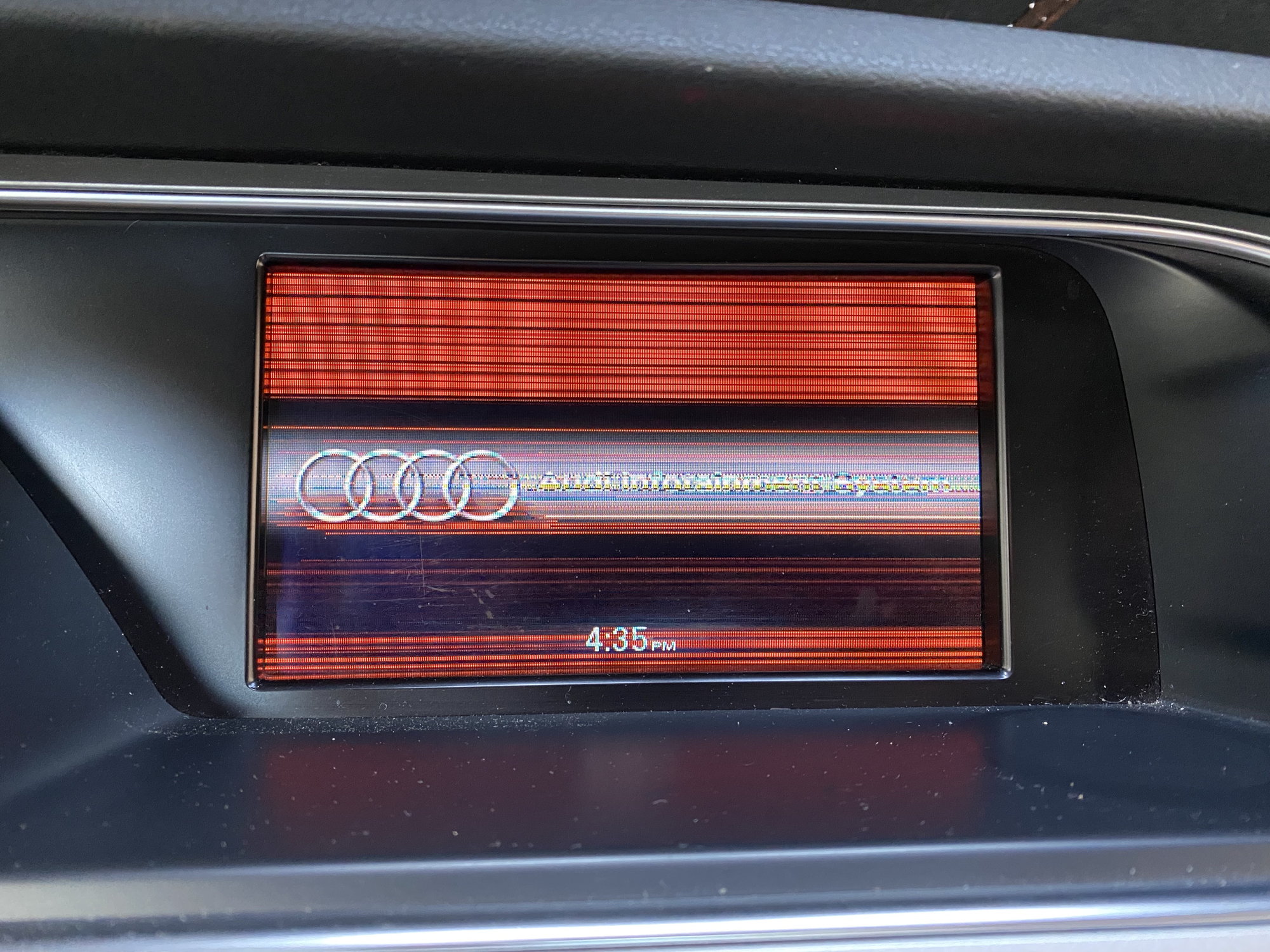 Audi A4 B8 screen fault - AudiWorld Forums
