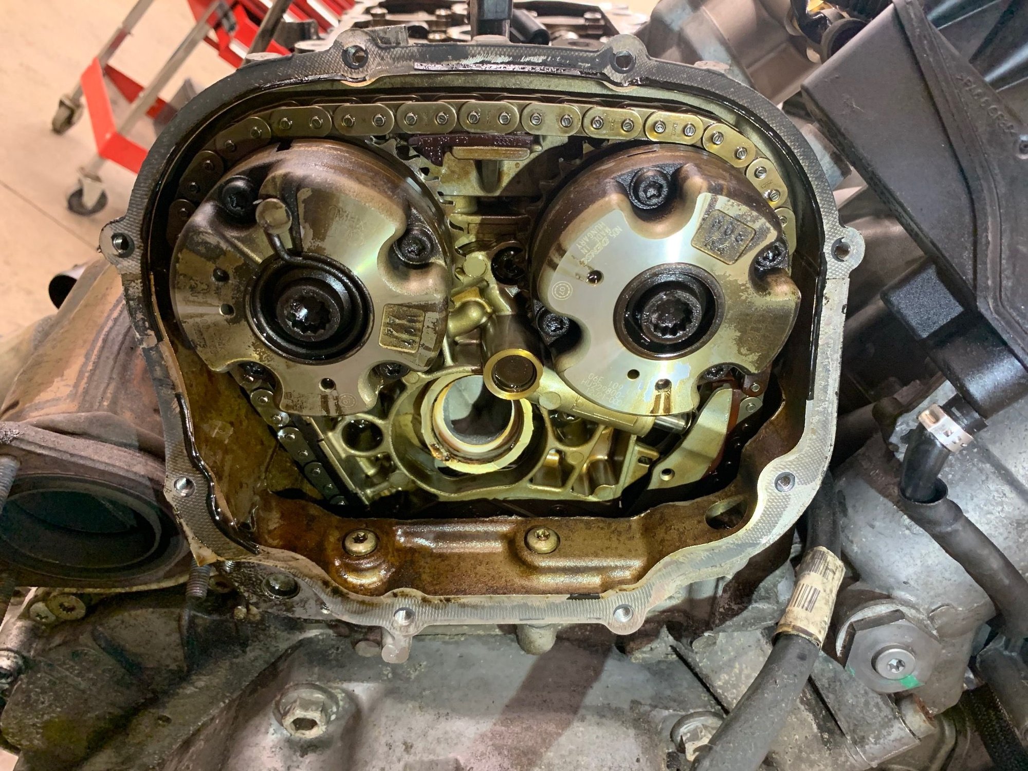 08 4.2fsi Cam adjusters do these need taken apart and checked like the