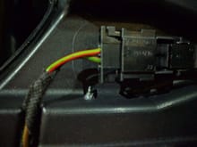 Subwoofer connector.