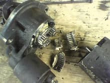 broken plastic gear that ended the starters life