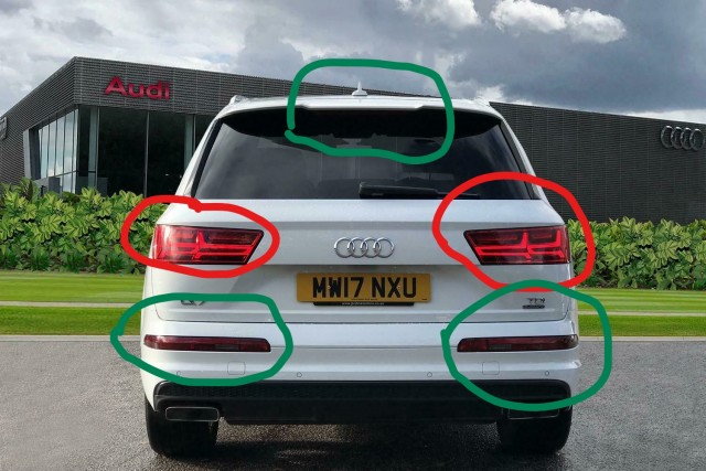 Audi Q7 Rear taillights not working in bootlid but work in rear bumper. - AudiWorld Forums 2007 Audi Q7 Tail Lights Not Working