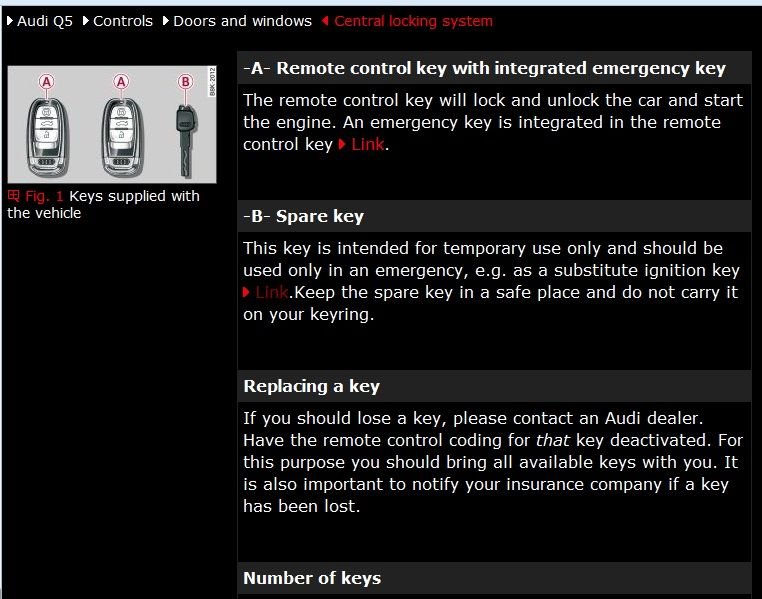 Mystery Glovebox Key ??? AudiWorld Forums