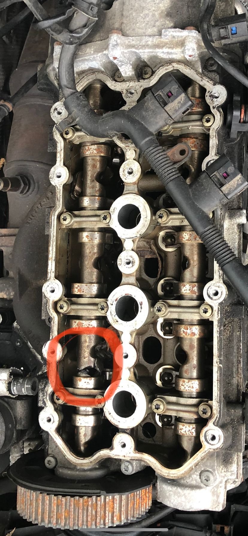 CAMSHAFT BROKEN IN HALF!! AudiWorld Forums