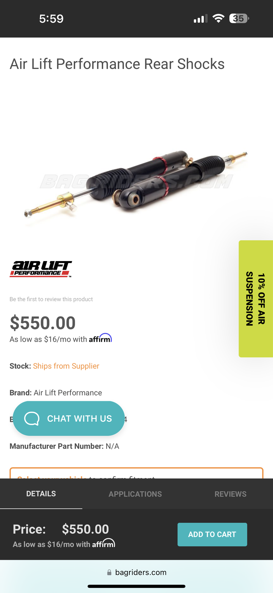 Airlift V2 Air Ride Kit for Audi A6/C6 (2005-2011) - AudiWorld Forums