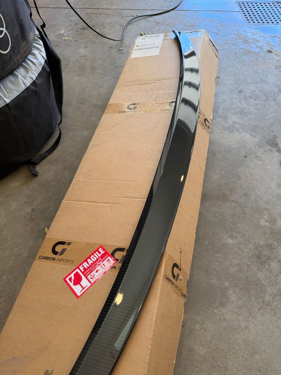 Exterior Body Parts - OEM Carbon RS5 Sportback Rear spoiler - Used - All Years  All Models - Edmonton, AB T6G 0W, Canada