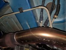 Exhaust to fuel/brake line clearance 003