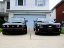 Camaro and Mustang