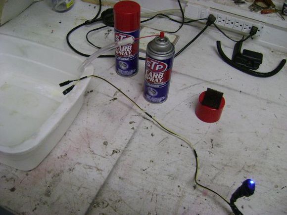 Injector Cleaning set-up.