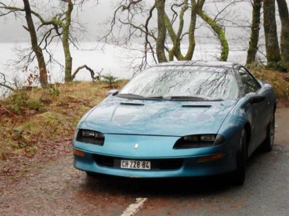 This is my 1994 z28 it took me 5 years to find one with a manual gearbox. it's fitted with a k&amp;n cold air kit, larger throttle body, smooth intake pipe and a borla 3inch back box that i made up myself using a universal box. i've also ripped the air-con off as it doesn't get that hot over here. It has a private plate which is CH Z28 84