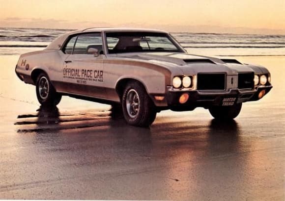 1972 HURST OLDS HARDTOP. PACE CAR FOR 1972 INDY.