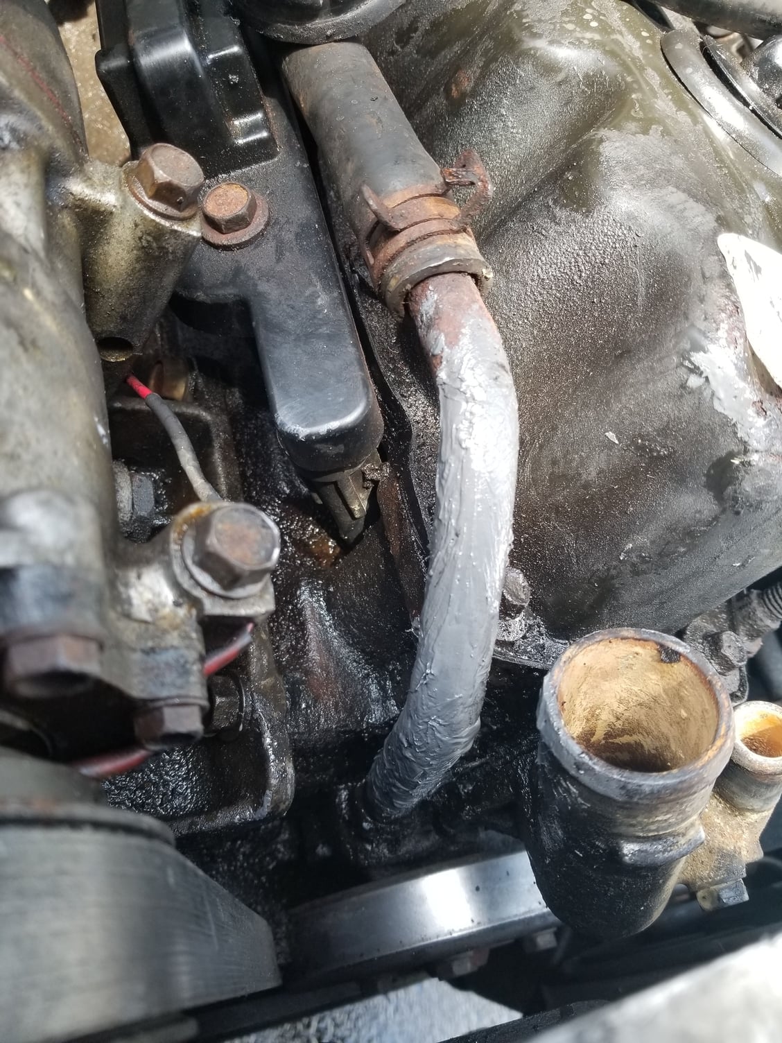 Radiator leak, pin hole leak from water pump inlet pipe. - Jeep 2015 Jeep Grand Cherokee Radiator Leak