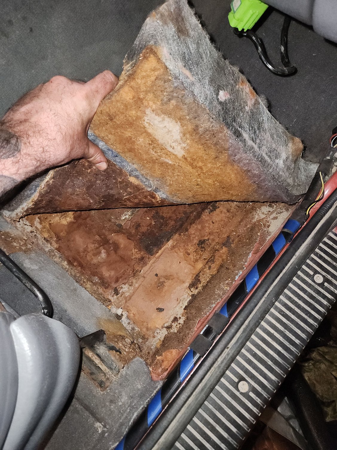 Ope lets not look under there.....we will just put this back down for now.... good good nobody saw anything right?