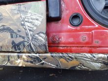 it is starting to spread to the door jams tho