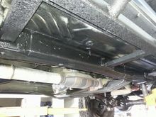 sprayed a little (hide all) under the body