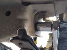 Backed the front bolt on the rear suspension out about 1/2"