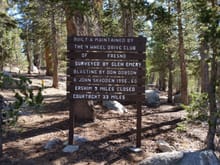 End of the trail signs