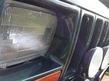These are the original headlights and they are awfully dim.