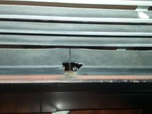Tab that holds the stainless trim in. About 5 of these were broken.