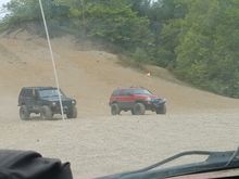 Mike with his ZJ wheeled with us