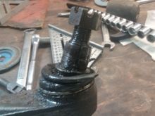End result of the insert on my pitman arm.  Thought I would share.