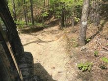 Several good trails like this where there were some steep grades.