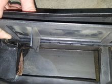 This flap did not have any kind of foam on it so I sealed it off with a layer of foam as well.