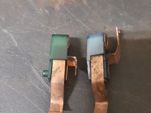 The green is the XJ switch, and the blue one is the MJ.