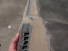 Got everything seamed and sanded. I still have to adress that chip at the bottom.