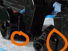 New Pump side by side with the old
