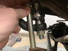 One of the most critical aspects of bolt strength is having as much of the shank of the bolt as possible carry the load. This shank is just about perfect for my pitman Heim joint.