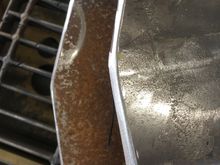 This is what the cut looks like done. The front will get a simple 45 deg angle cut. I will be enclosing both ends. That’s as far as I got today.