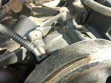 Broken intake manifold