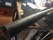 Random piece of steel pipe laying around. Fence post?