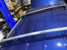 Cleaned, repaired and painted roof and hood. Now this Jeep paint shows it’s age