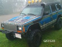 Front driver side view (I have to put winch back on)