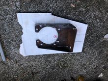 Stiffened trailer connector bracket.