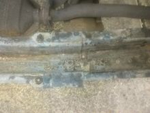 luckily the rails are not rusted