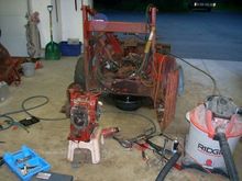 Tearing into the Skid Steer. Took a lot of powerwashing to get it to this point.