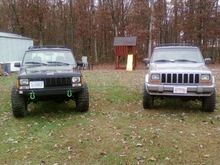 mine and my cousins jeep