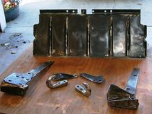 Recovery points - About 30 min of wire brushing the parts and an inspection for cracks and they're ready to paint.
