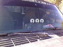 front view for the gauge cluster i made