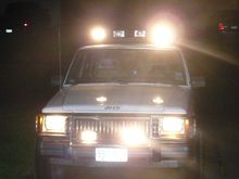 2 outter lights on