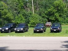 a few family jeeps