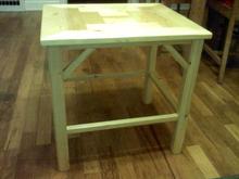 My fast built table.  My wife was wanting a small table to put here coffee on in the mornings so I built her this.