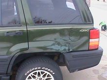 Body damage there when I bought it, but I'm sure I'll add some