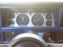 Painted the Gauge Bezel