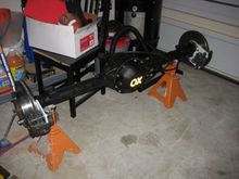 Sexy Dana 44 rear, Ox lockers, Yukon 4.88's, disc brakes.