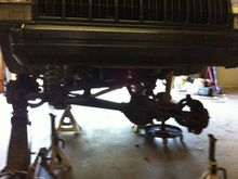 Front driver side dropped.