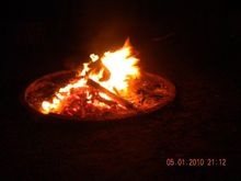 My Jeepin buddies, a big fire, a little bit a Jack, and a tiny bit of coke. A good way to top off a great day.