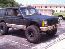 33's on and fenders cut
